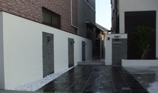 新築外構　大阪府　堺市中区　高級感のあるアプローチの画像